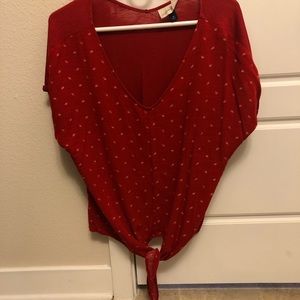 Red Blouse